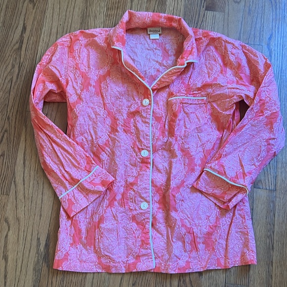 BedHead Bed head pj pajama set top bottom pants shirt cotton womens - Picture 3 of 14